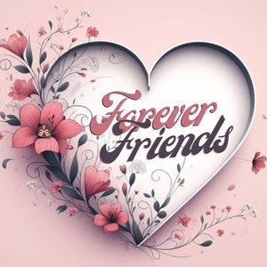 Forever Friends Throw Blanket, Velveteen Plush Blanket, Heart Floral Blanket